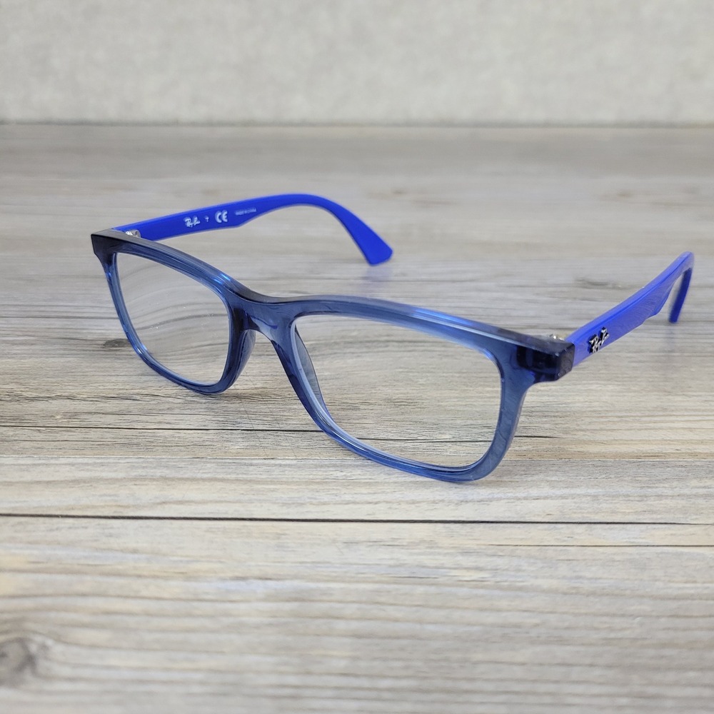 Ray-Ban Eyeglass Frames RB 1562 3686 Blue Kids 48-16-125 Full Rim